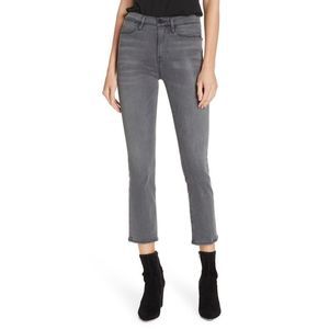 Frame Denim Women's Straight Leg Jeans in Grey